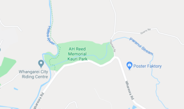 Map of A H Reed Park