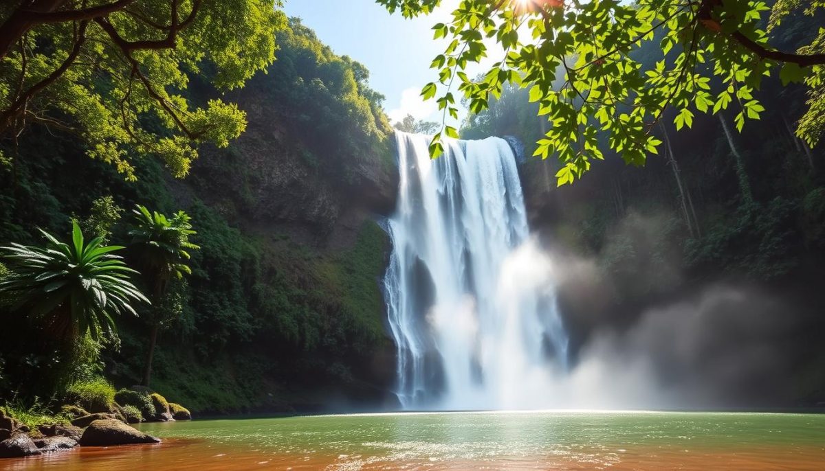 waterfall features